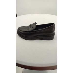 Quince Black Platform Penny Loafers